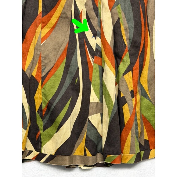 Artsy A-line Skirt Women's Size 8 Flowy Maxi Flared Boho Indie Kenneth Cole - Picture 10 of 10